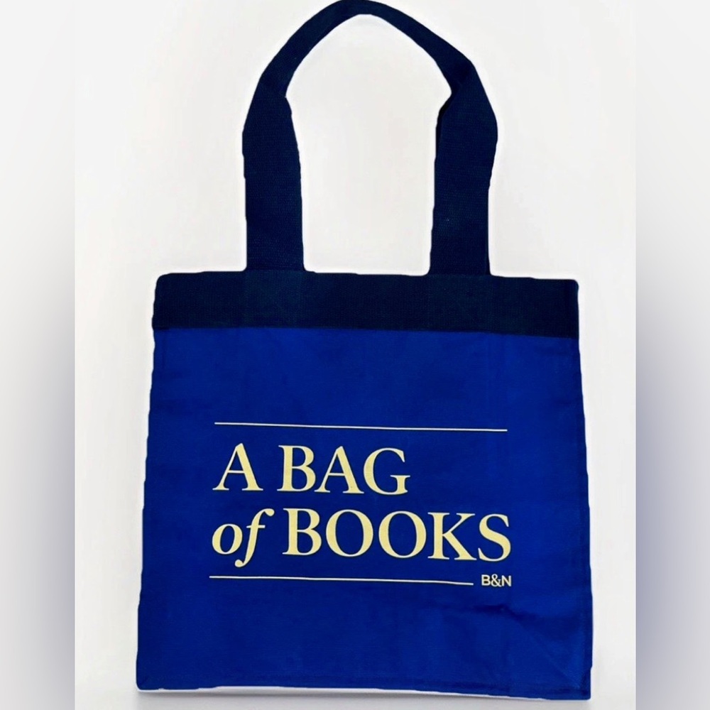 Barnes & Noble Blue Canvas Book Tote